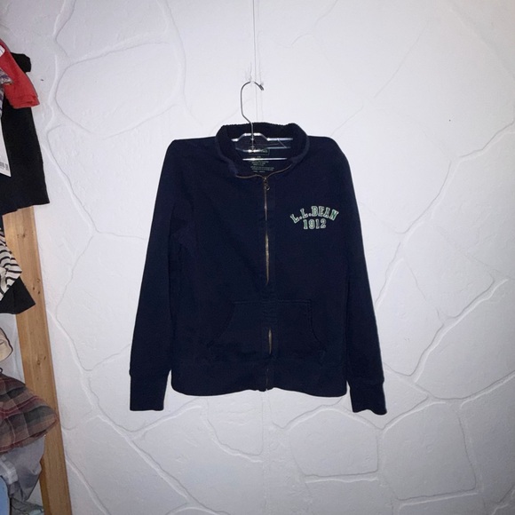 L.L. Bean Jackets & Blazers - L.L. Bean Navy zip up vintage